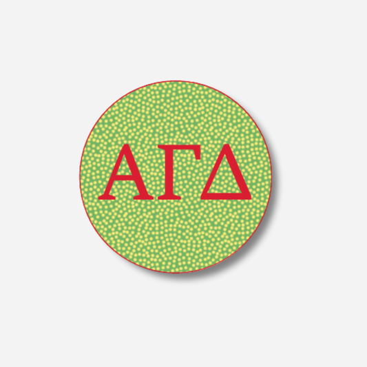 Alpha Gamma Delta Dots Button