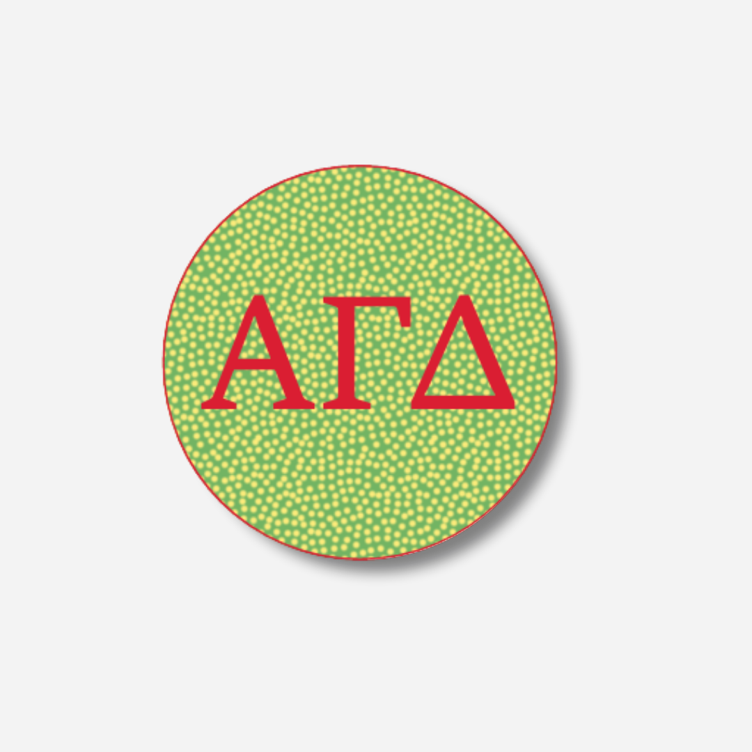 Alpha Gamma Delta Dots Button