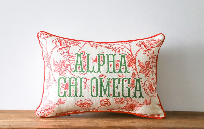 Sorority Toile Pillow