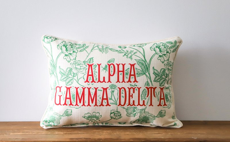 Sorority Toile Pillow