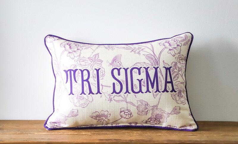 Sorority Toile Pillow