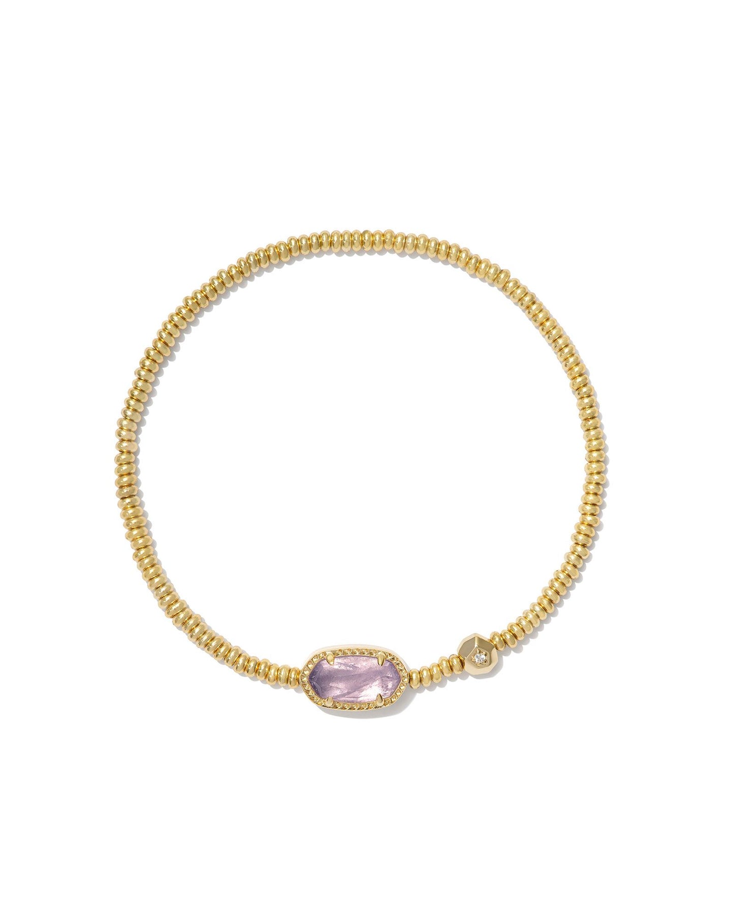 GRAYSON STRETCH BRACELET GOLD AMETHYST