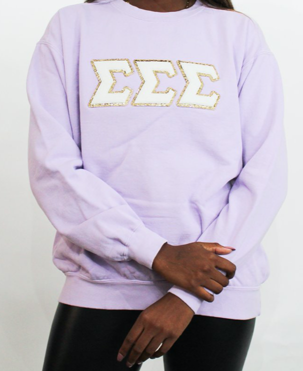 Sorority Embroidered Sweatshirt