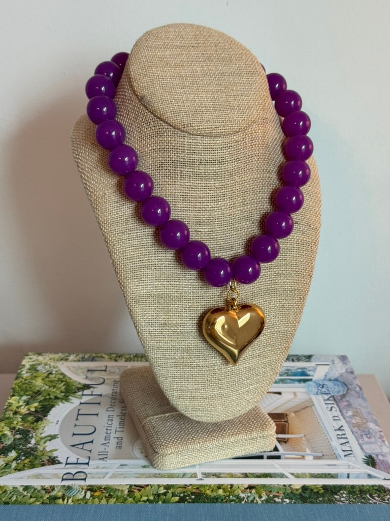 Devoted Necklace: Purple
