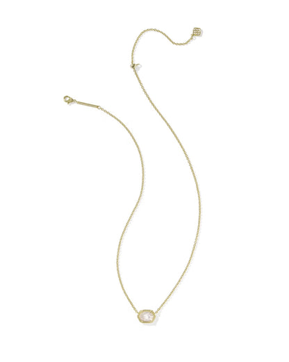 Daphne Frame Necklace Mother of Pearl