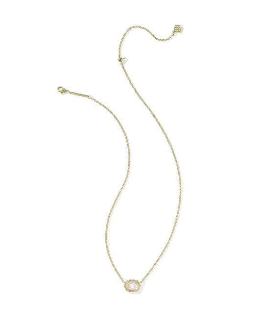 Daphne Frame Necklace Mother of Pearl
