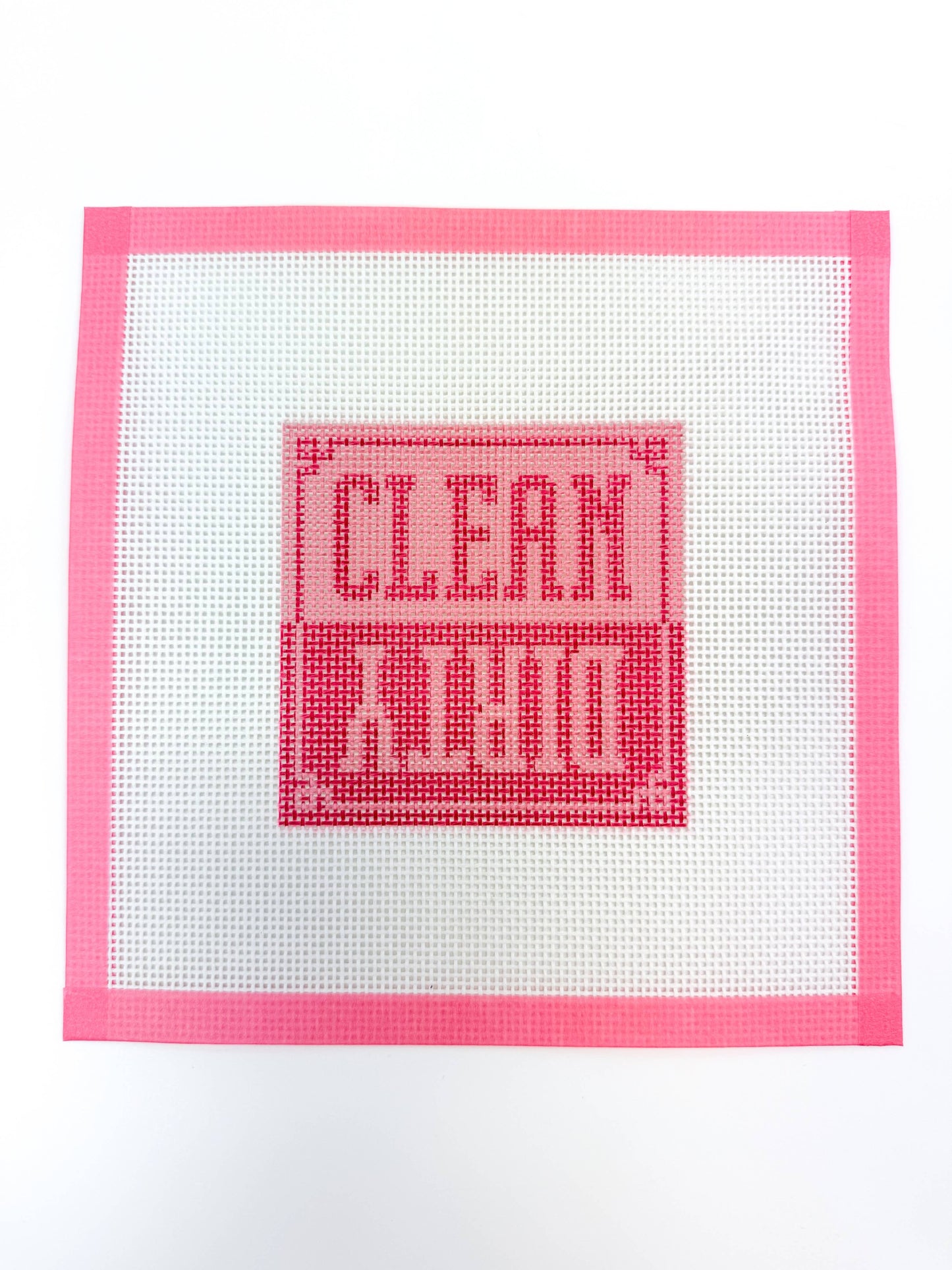 Needlepoint Beginner Kits: Clean/Dirty