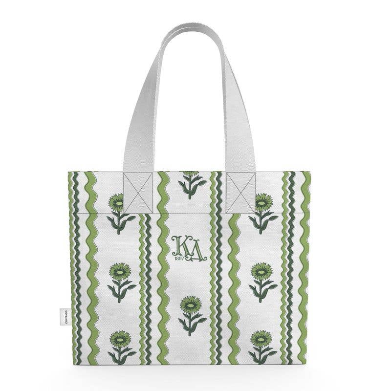Kappa Delta Organic Cotton Rickrack Tote