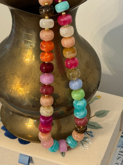 Bliss Beaded Necklace: Multi