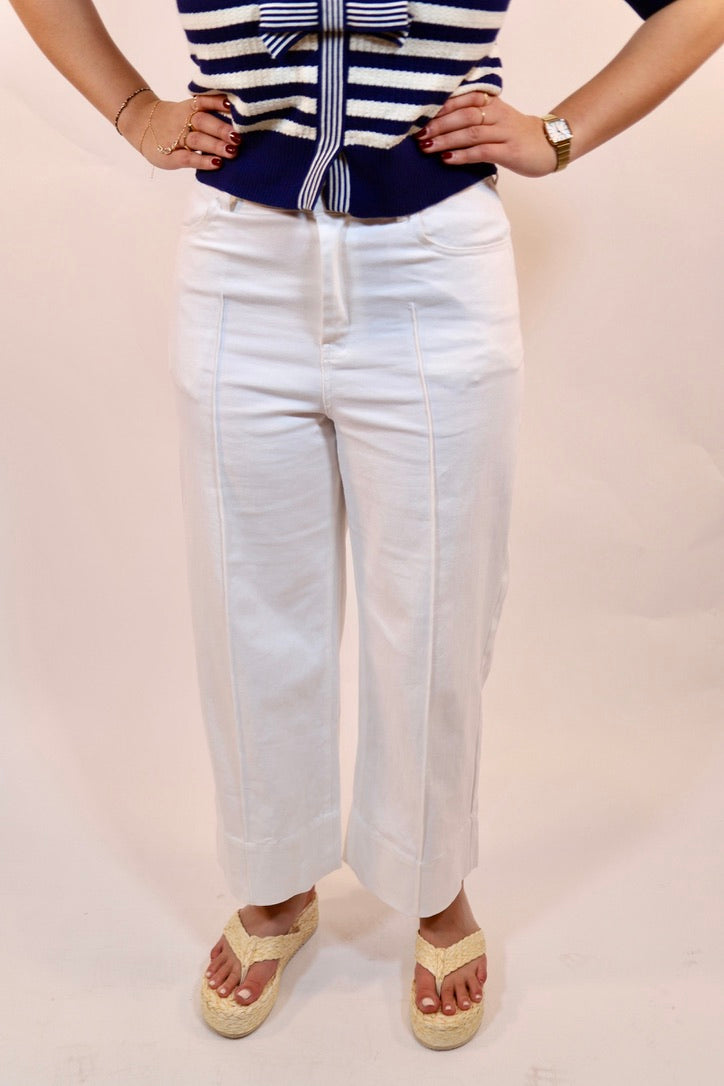 Everly White Pant