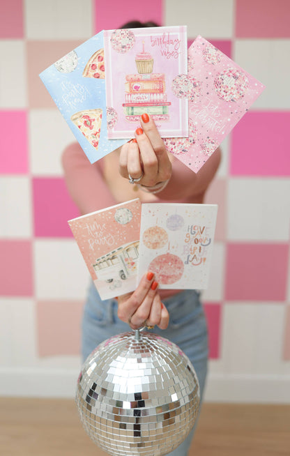 Disco Ball Congrats Card