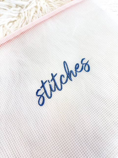 Needlepoint Project Pouch: WIP