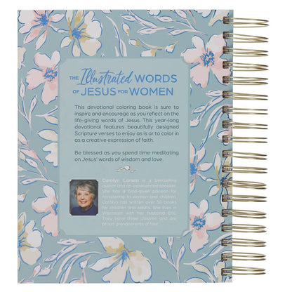 Coloring Devotional Illustrated Words of Jesus for Women