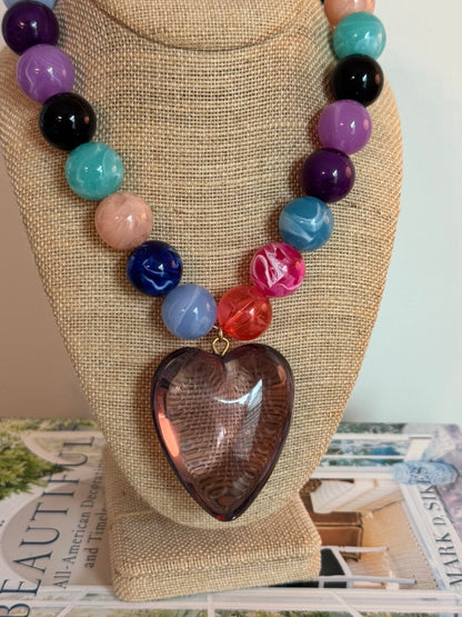 Fall Multi Love Necklace