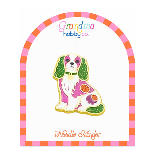 Pink Spaniel Needle Minder