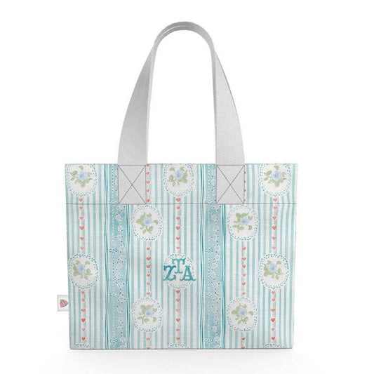 Zeta Tau Alpha Stripes Canvas Tote