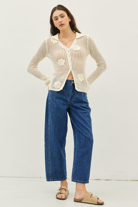 Denim Barrel Jeans