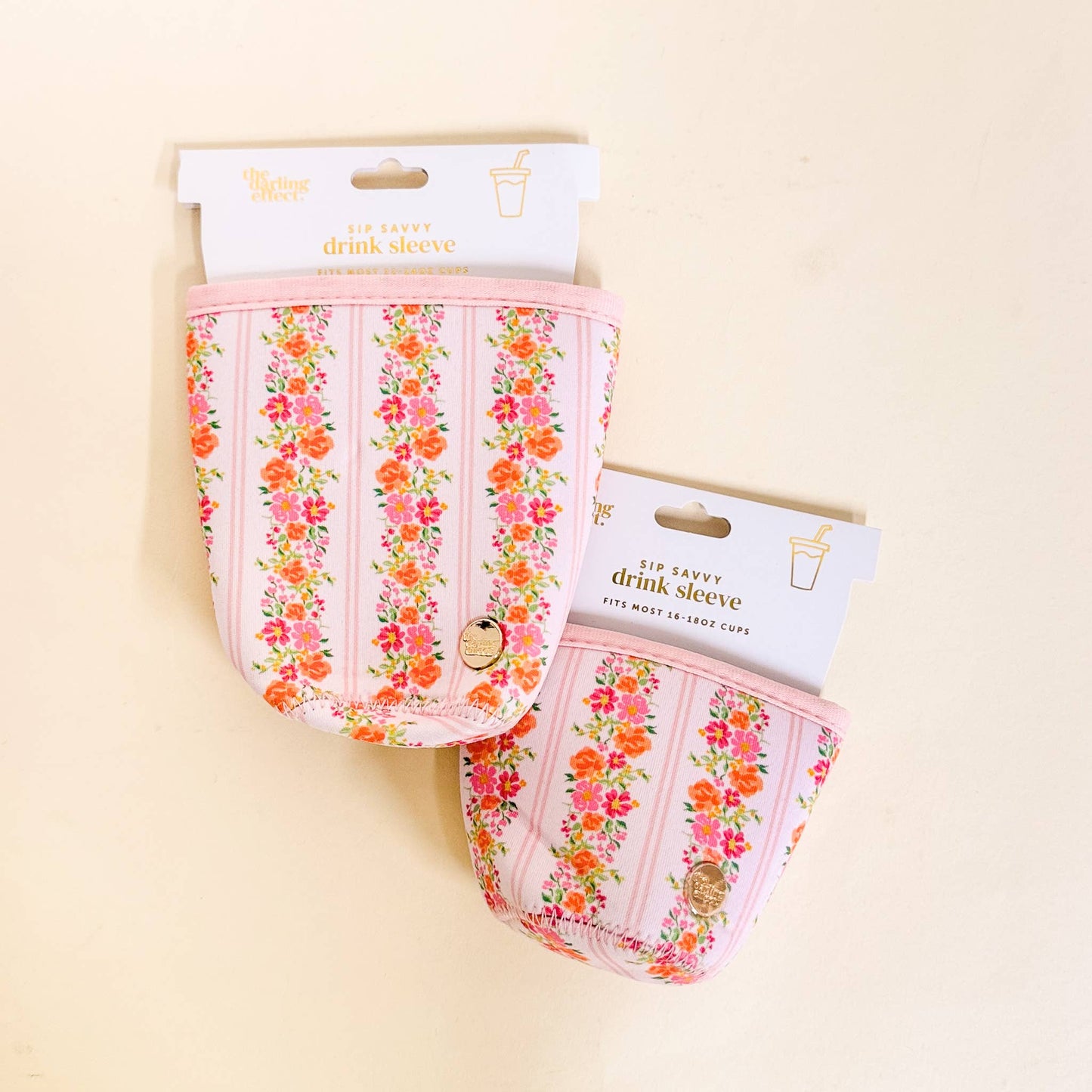 Sip Savvy Drink Sleeve-Petal Parade Pink Large