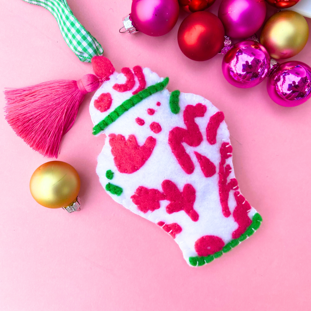 Chinoiserie Temple Jar Ornament