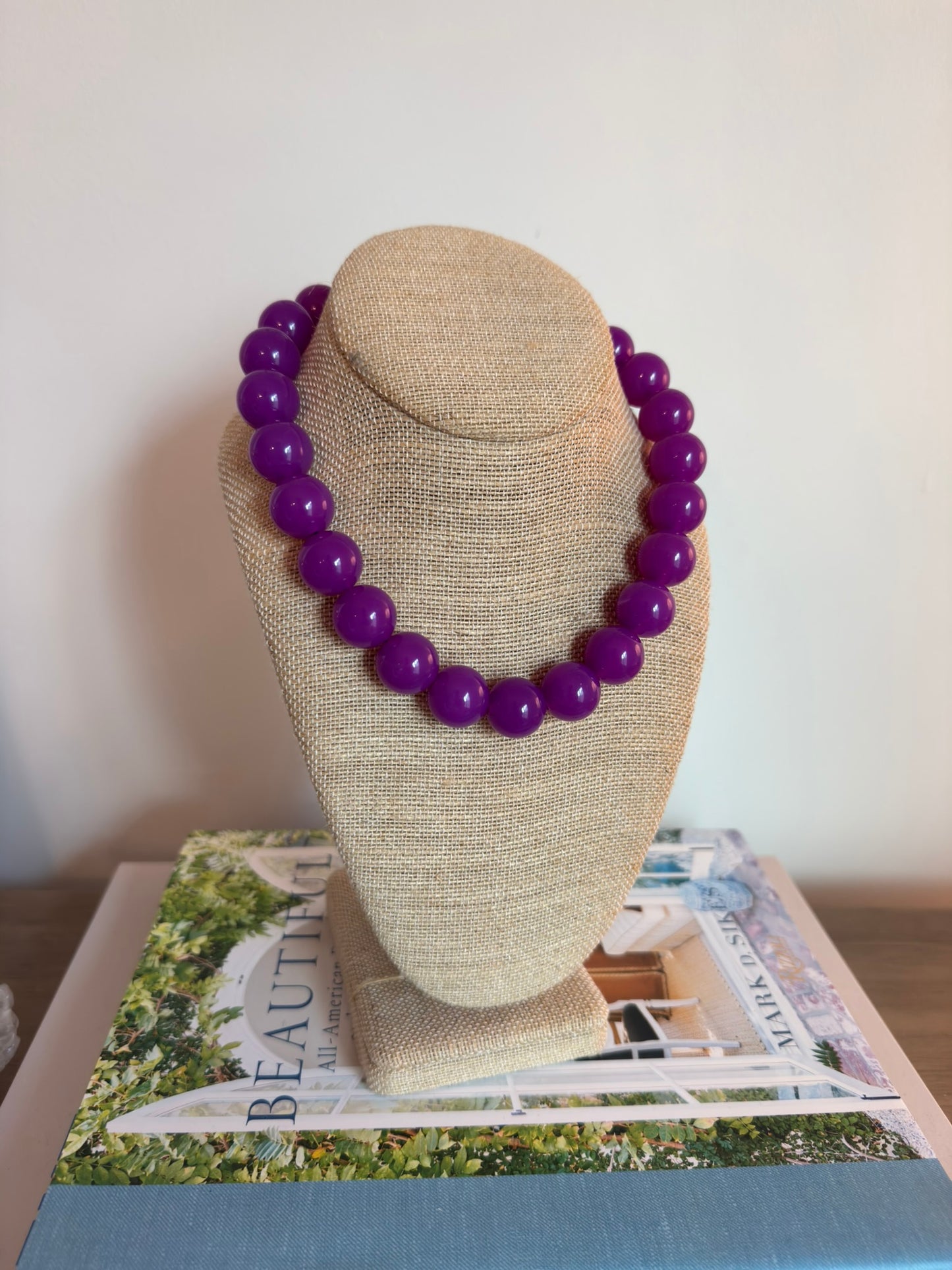 Lydia Necklace: Purple