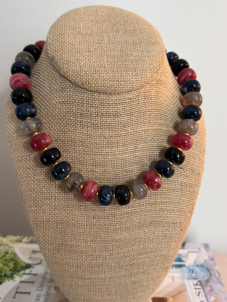 Bliss Necklace: Fall Multi