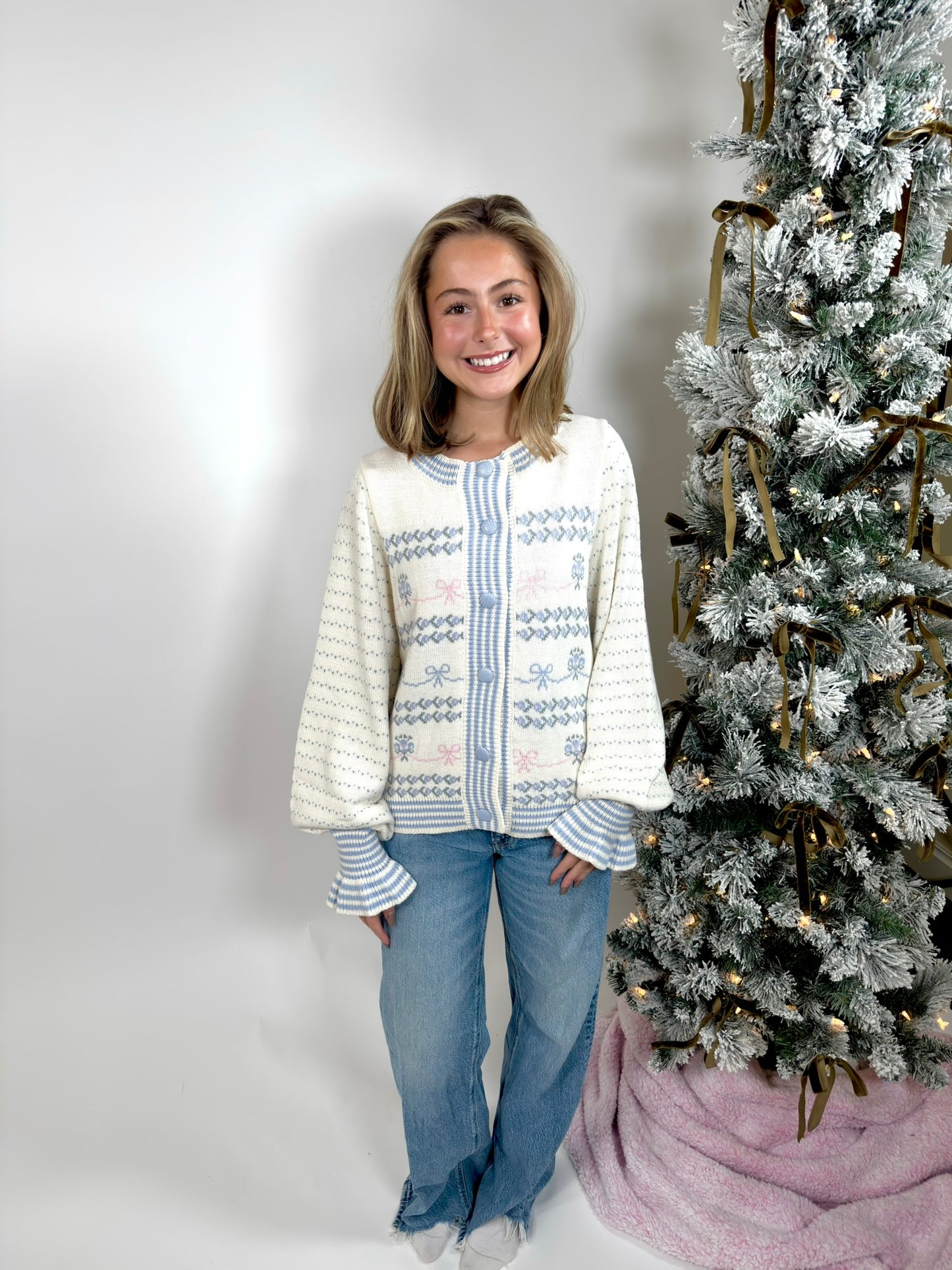 Blue Christmas Sweater