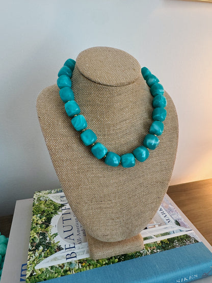 Harper Necklace - Jade Green