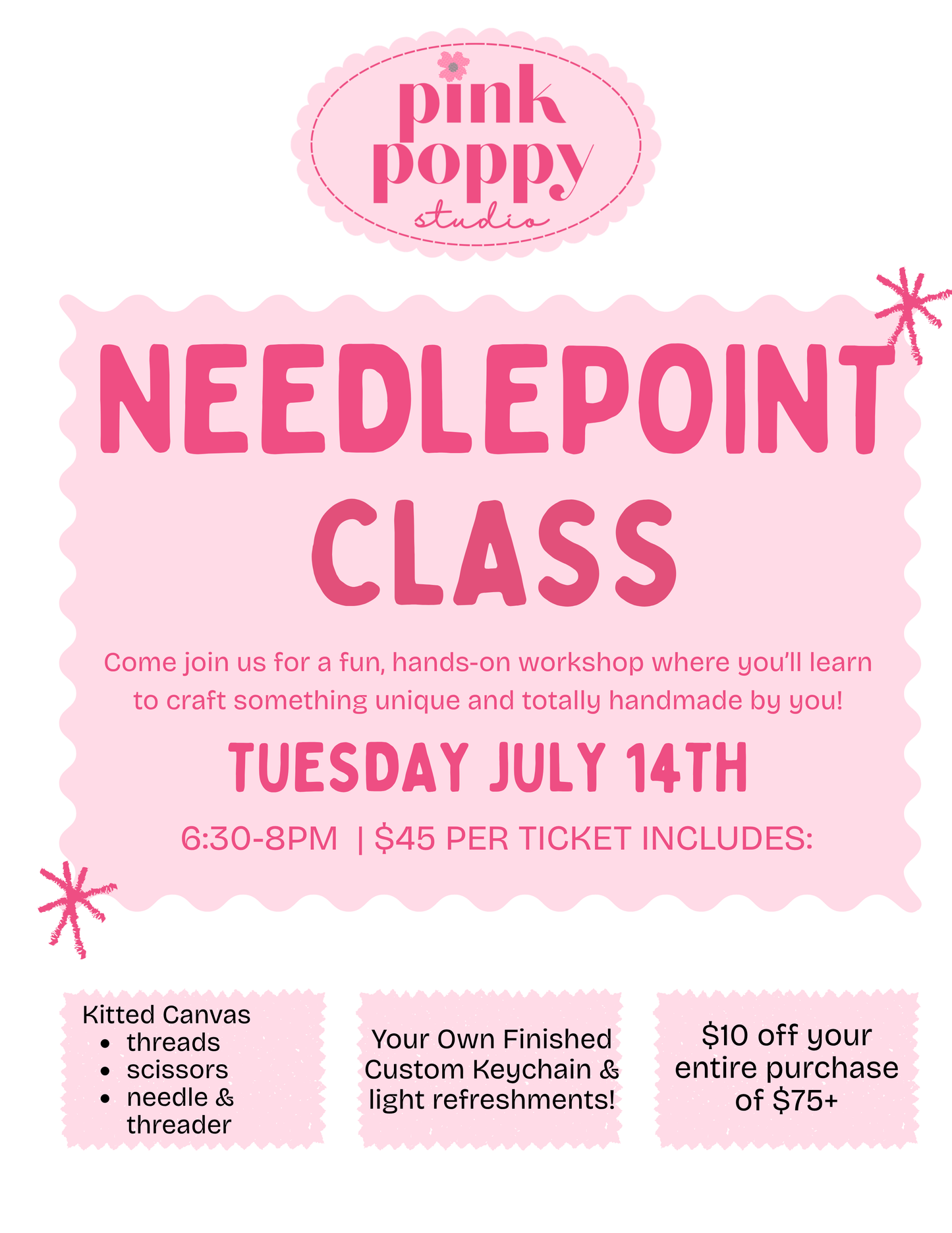 Needlepoint Class 07.14.26