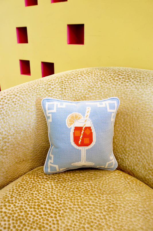 Aperol Spritz Pillow
