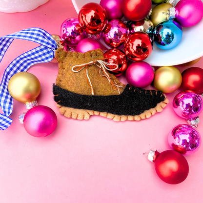Preppy Duck Boot Ornaments