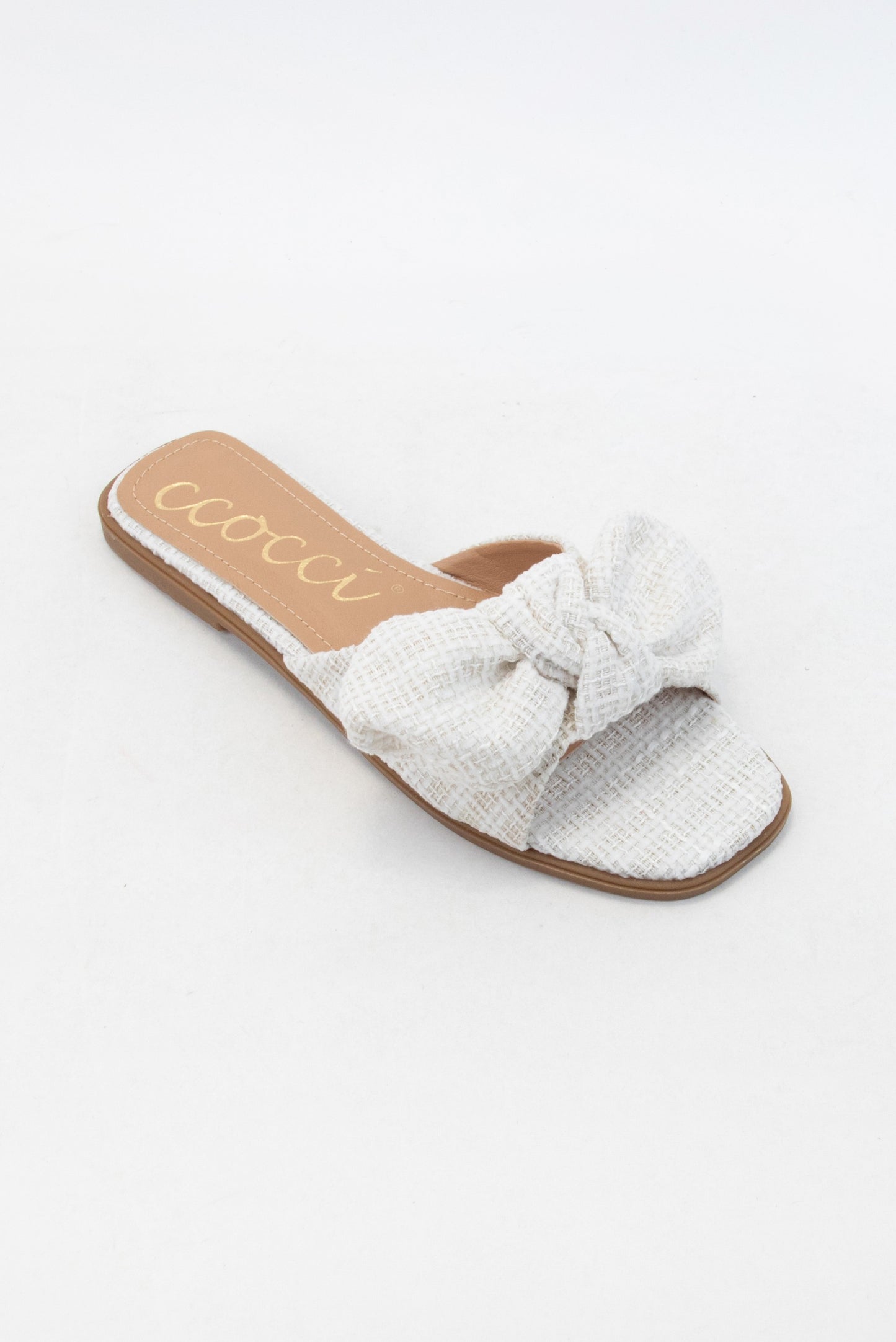 White Bow Sandal