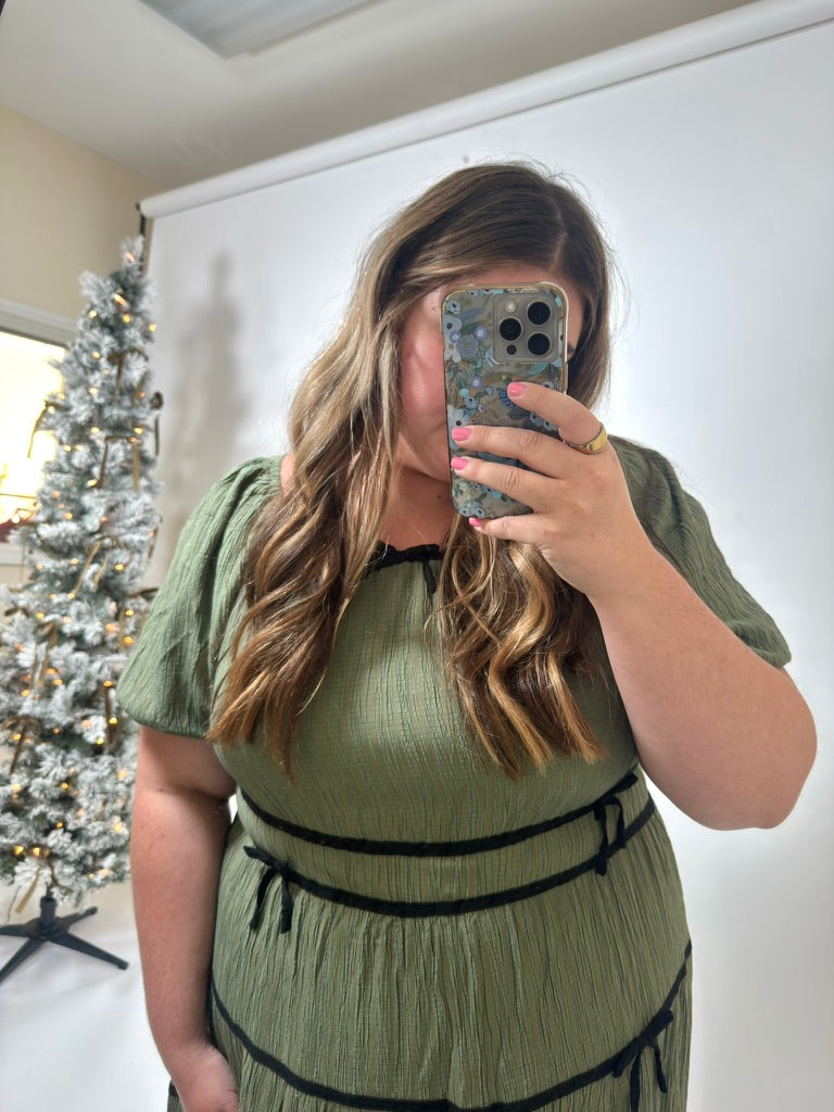 Happy Holidays Curvy Dress