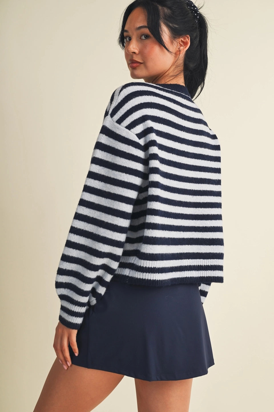 Gloria Striped Cardigan