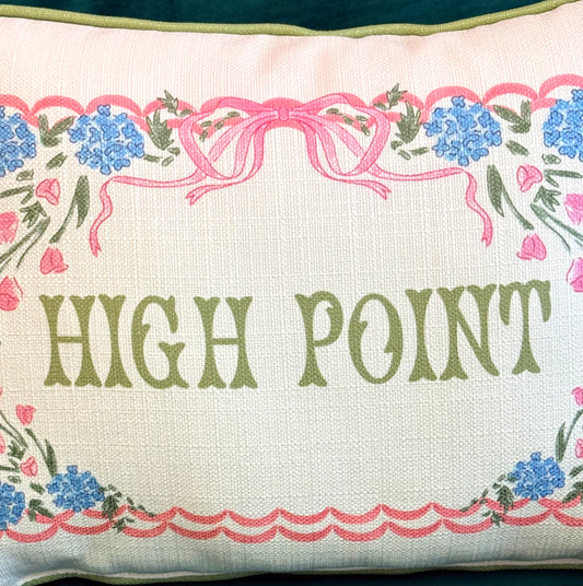 Ribbon Pillow - HIGH POINT