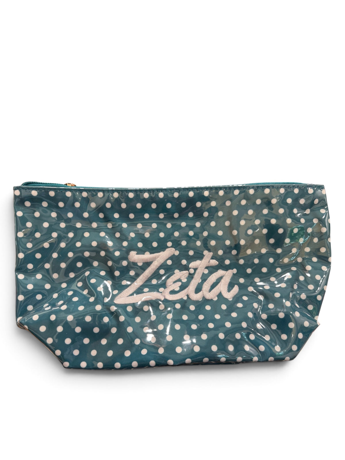 Clear Coat Sorority Makeup Bag