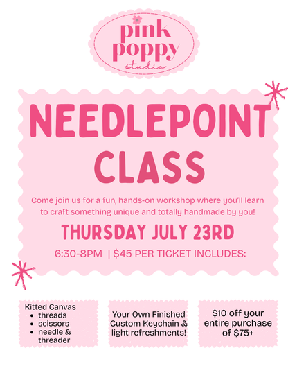 Needlepoint Class 07.23.26