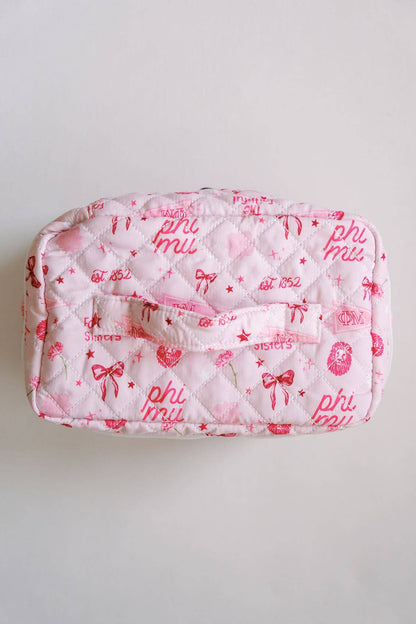 Phi Mu Toiletry Bag