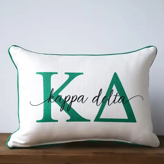 Sorority Large Letters Pillow