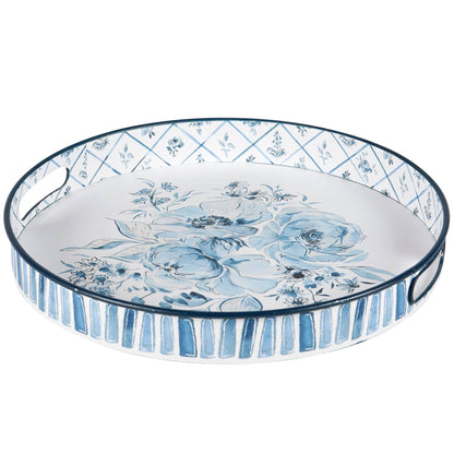 Blue Florals Tray