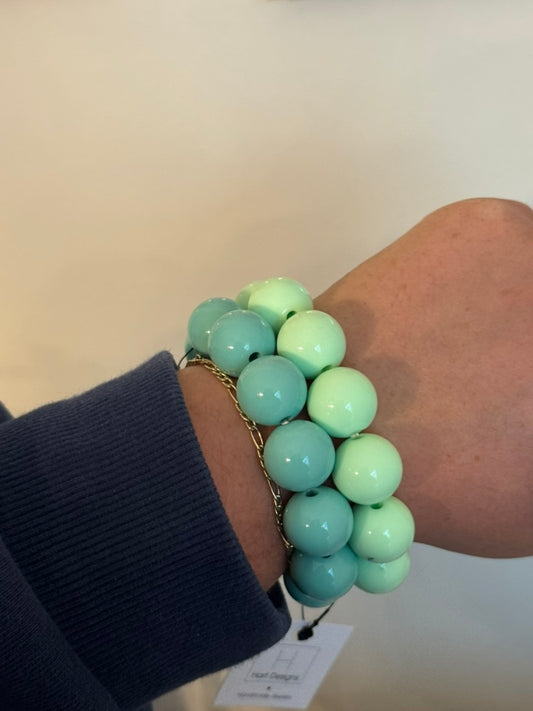 Lydia Bracelet: Light Green