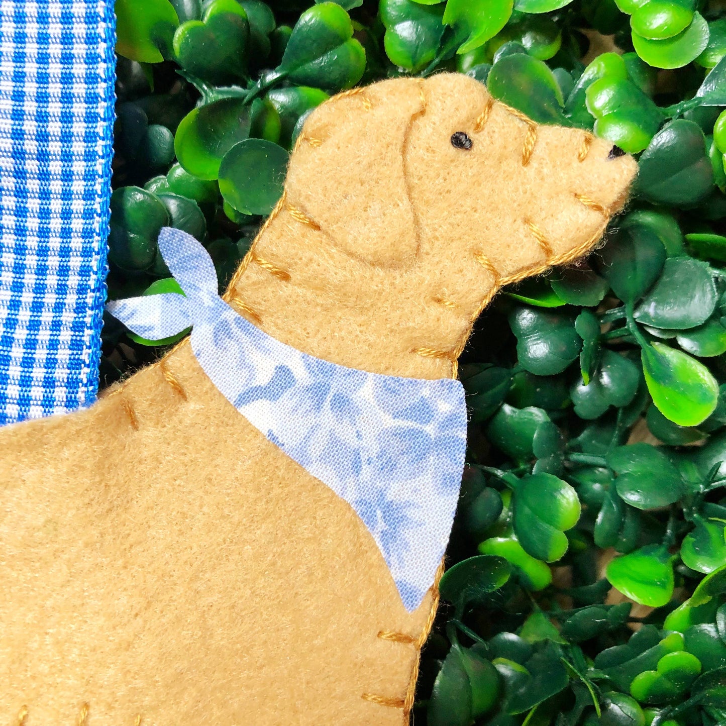 Preppy Labrador Ornaments: Black