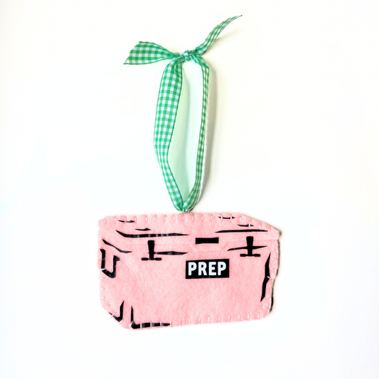 Preppy Cooler Ornament