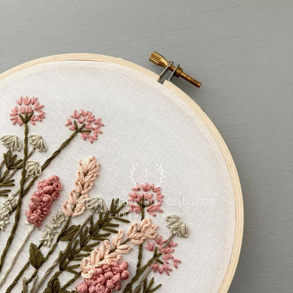 Meadow in Blush Cross Stitch Kit