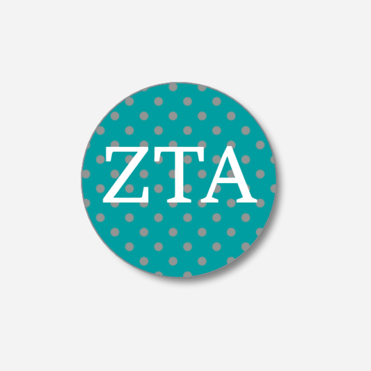 Zeta Tau Alpha Dots Button