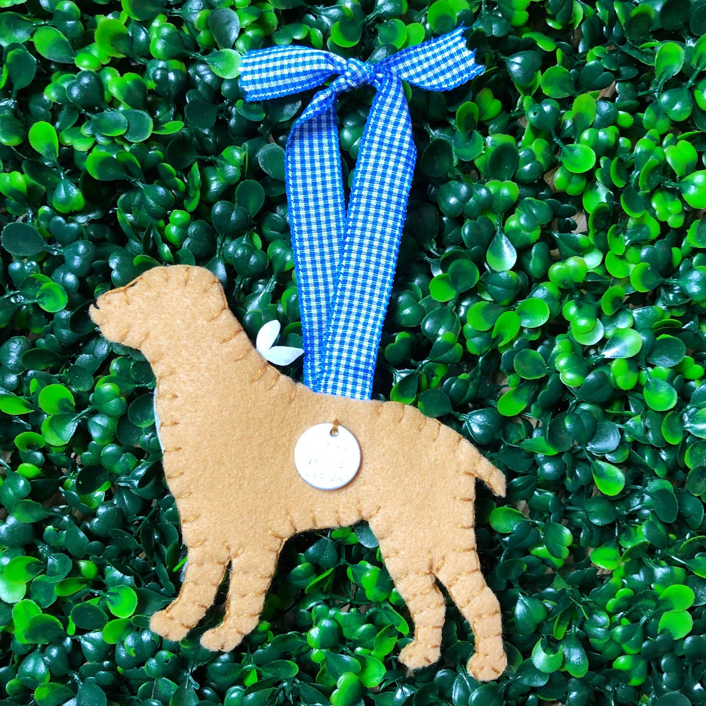 Preppy Labrador Ornaments: Black