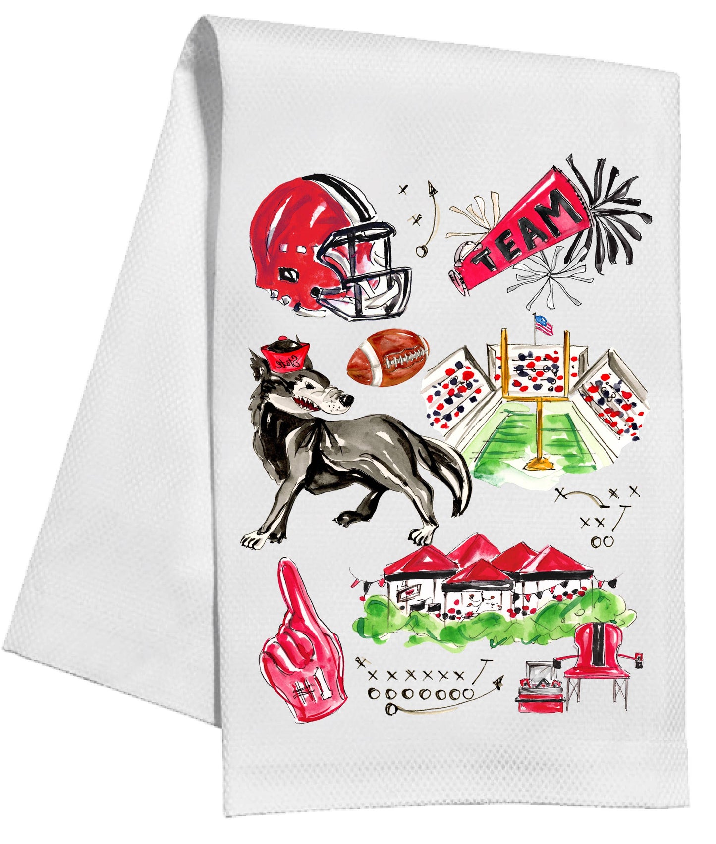 Wolfpack Kitchen Towel