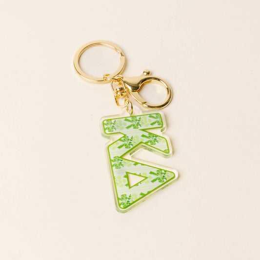 Sorority Letter Acrylic Keychain