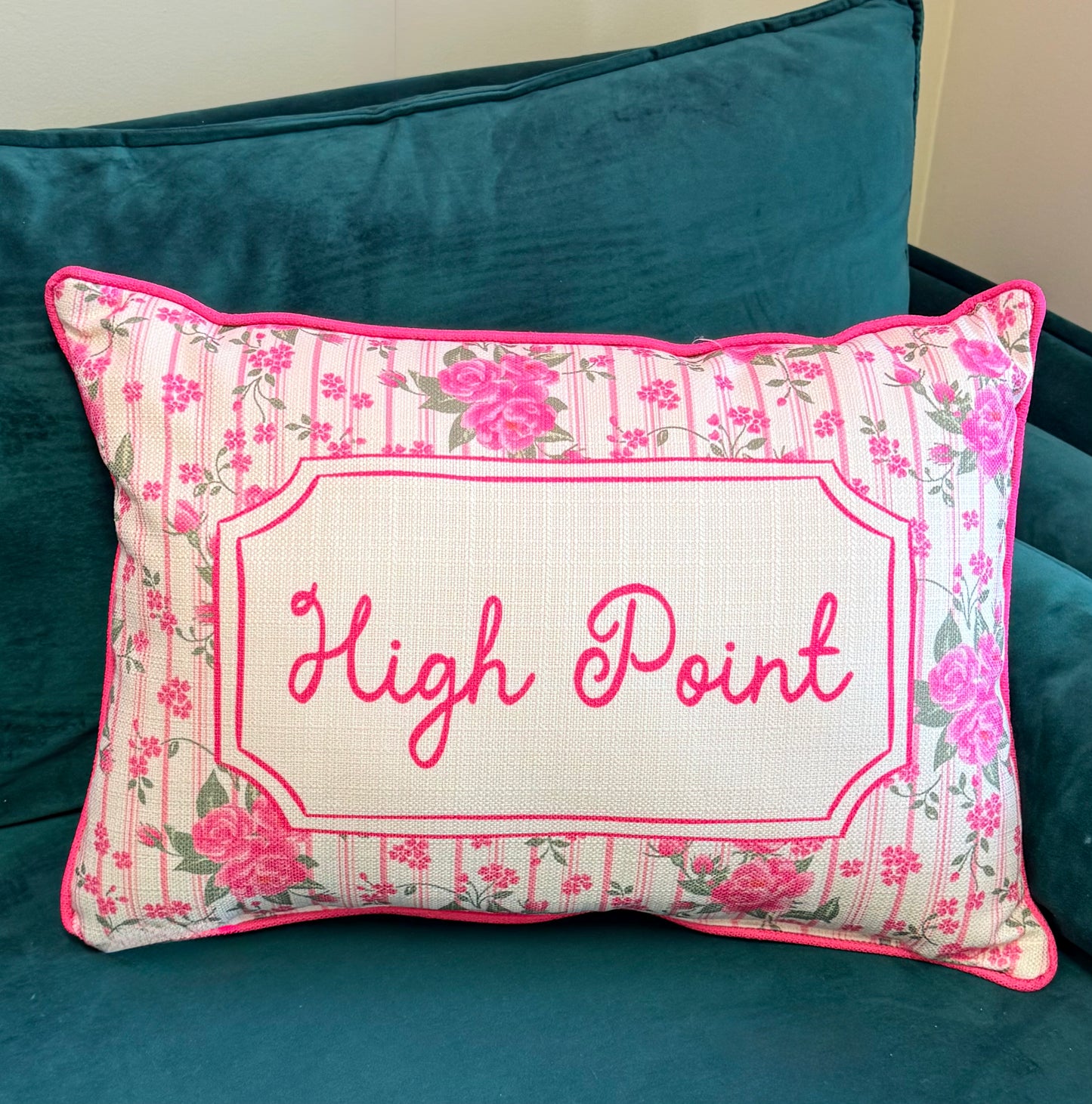 Rose Cluster Pillow - HIGH POINT
