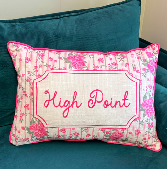Rose Cluster Pillow - HIGH POINT