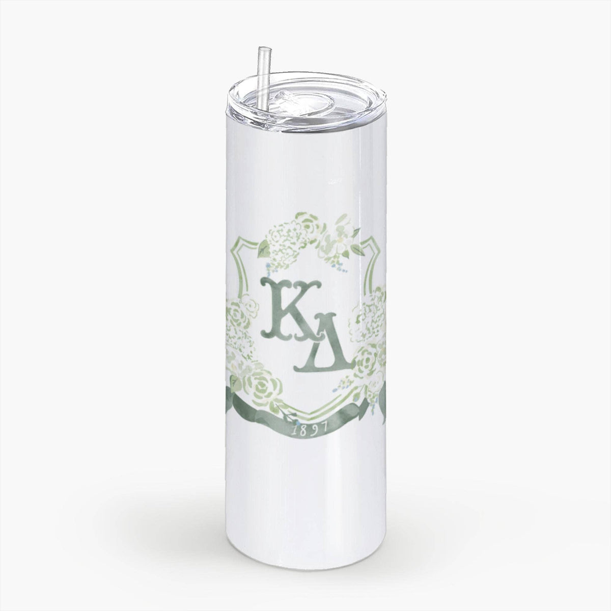 Kappa Delta Monogram Crest Tumbler: 20oz